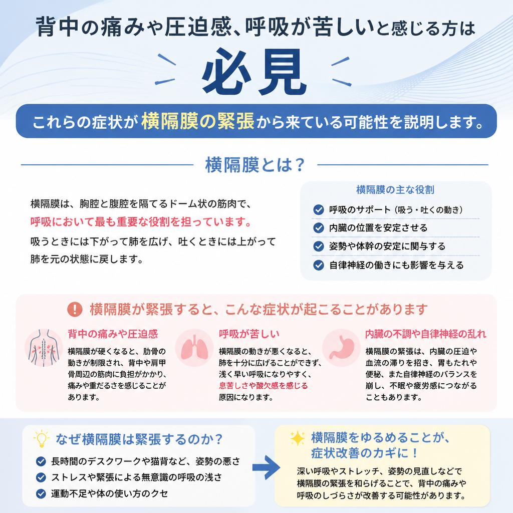 症状はどんなものがあるのか？