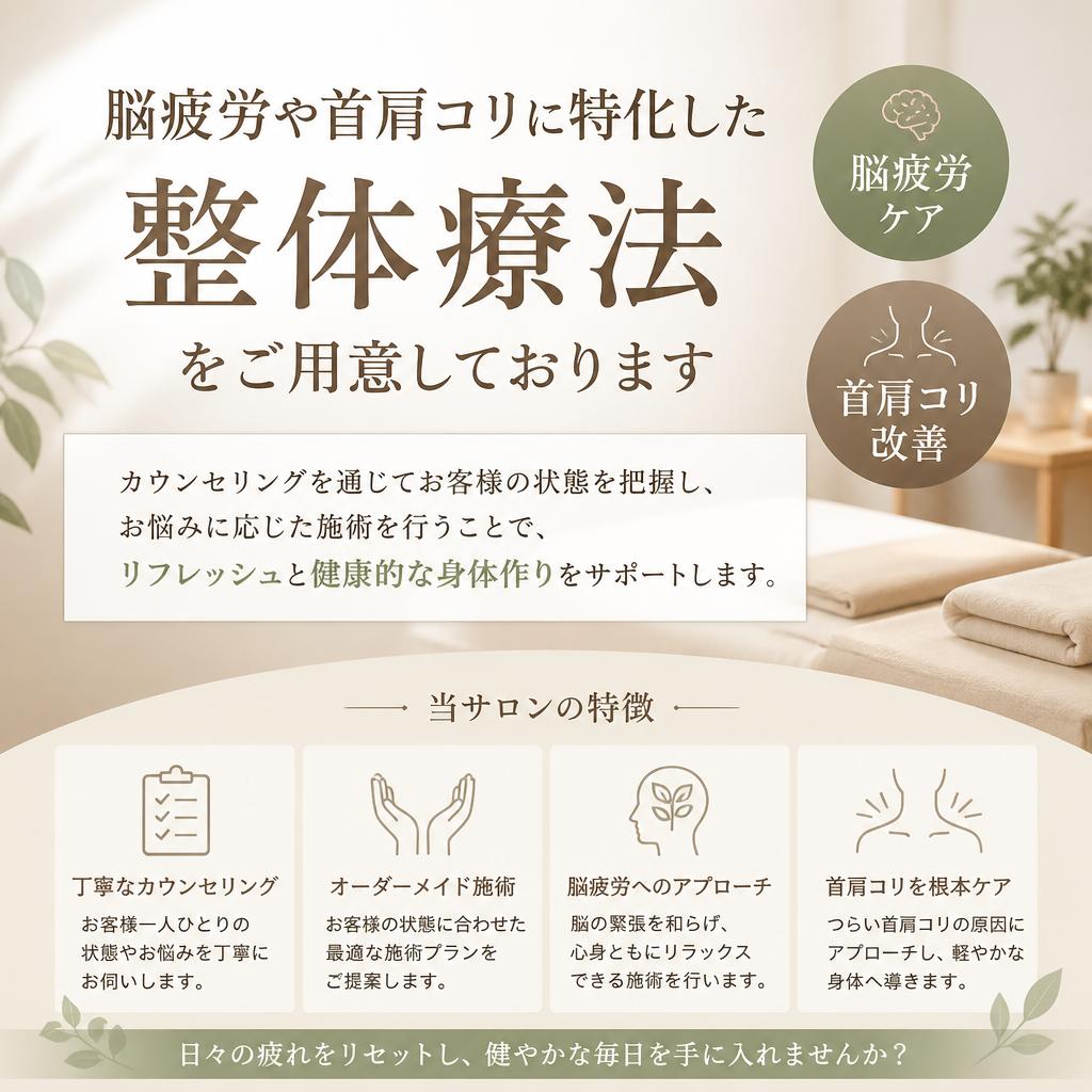 波佐見整体サロンHOGUSのアプローチ