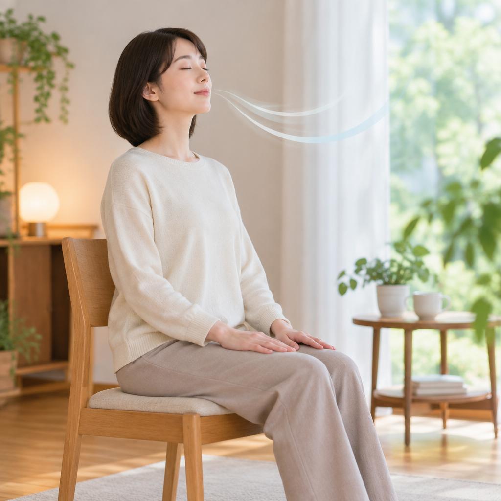 まずは1分。今日からできる、やさしい呼吸の整え方