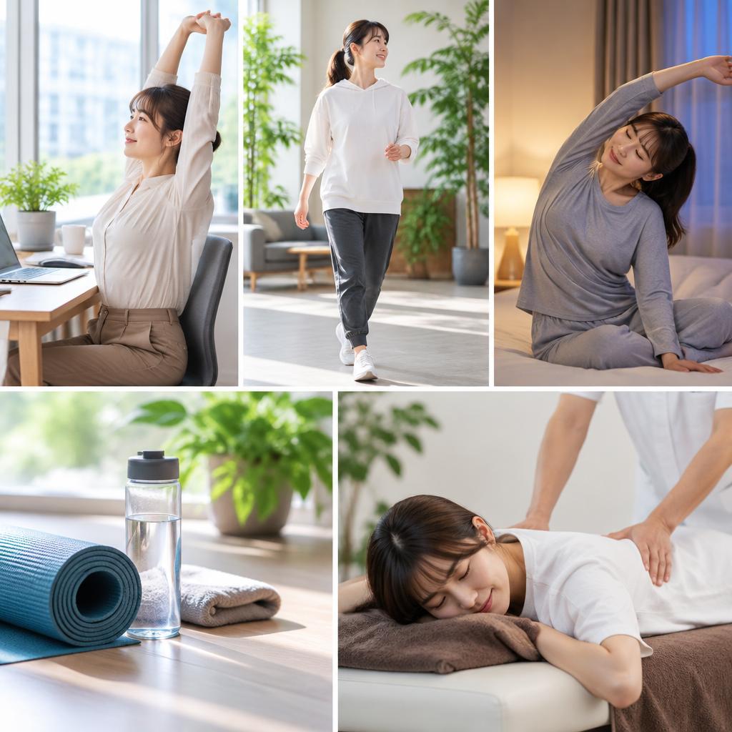 眠る前から始める、腰にやさしい毎日の習慣